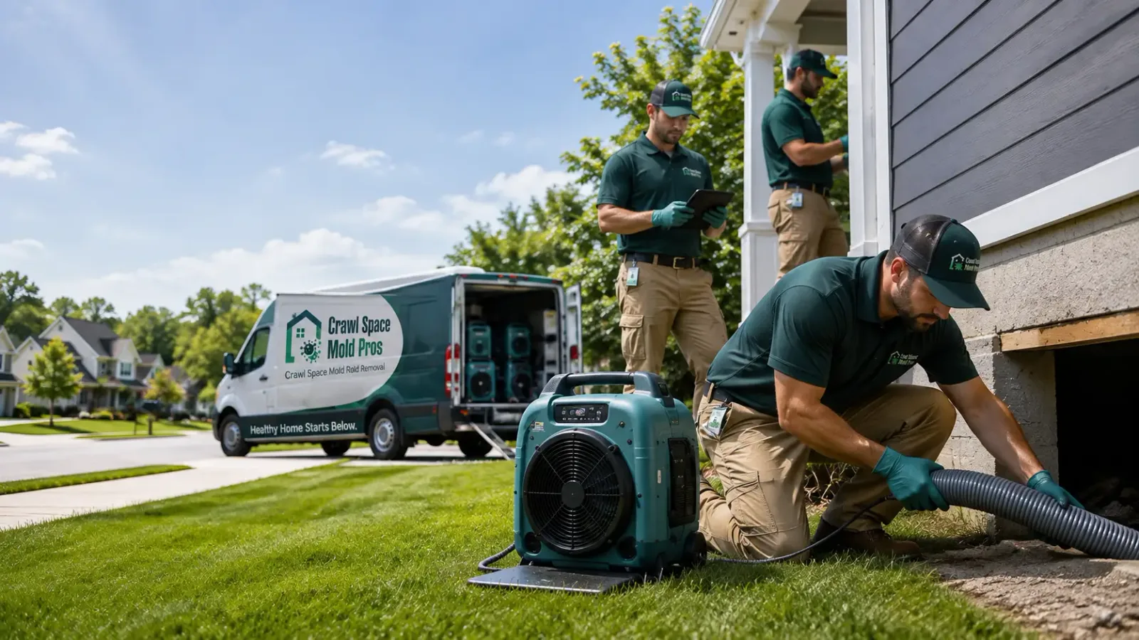 Crawl Space Mold Removal in Slatersville, RI